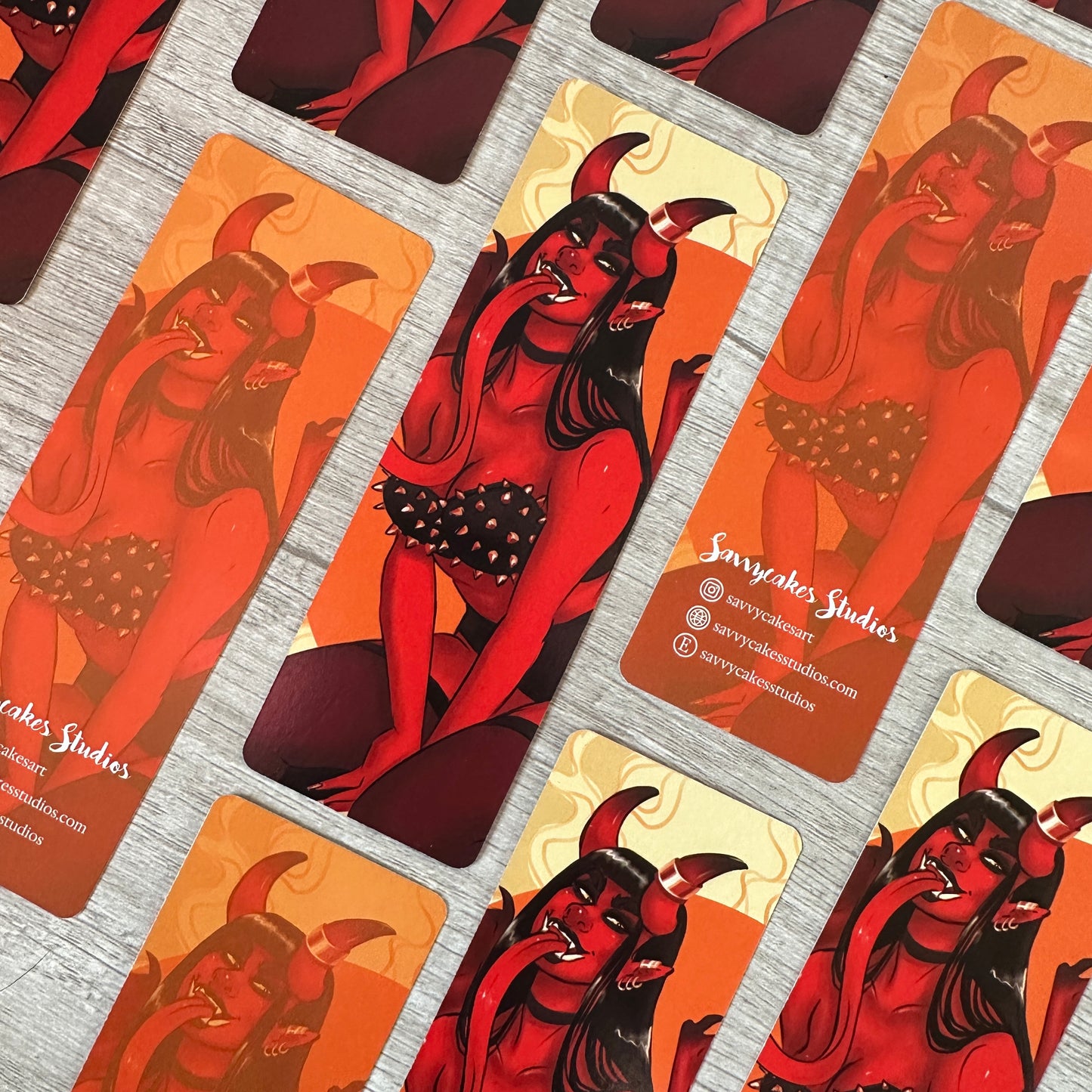 oni pin-up bookmark