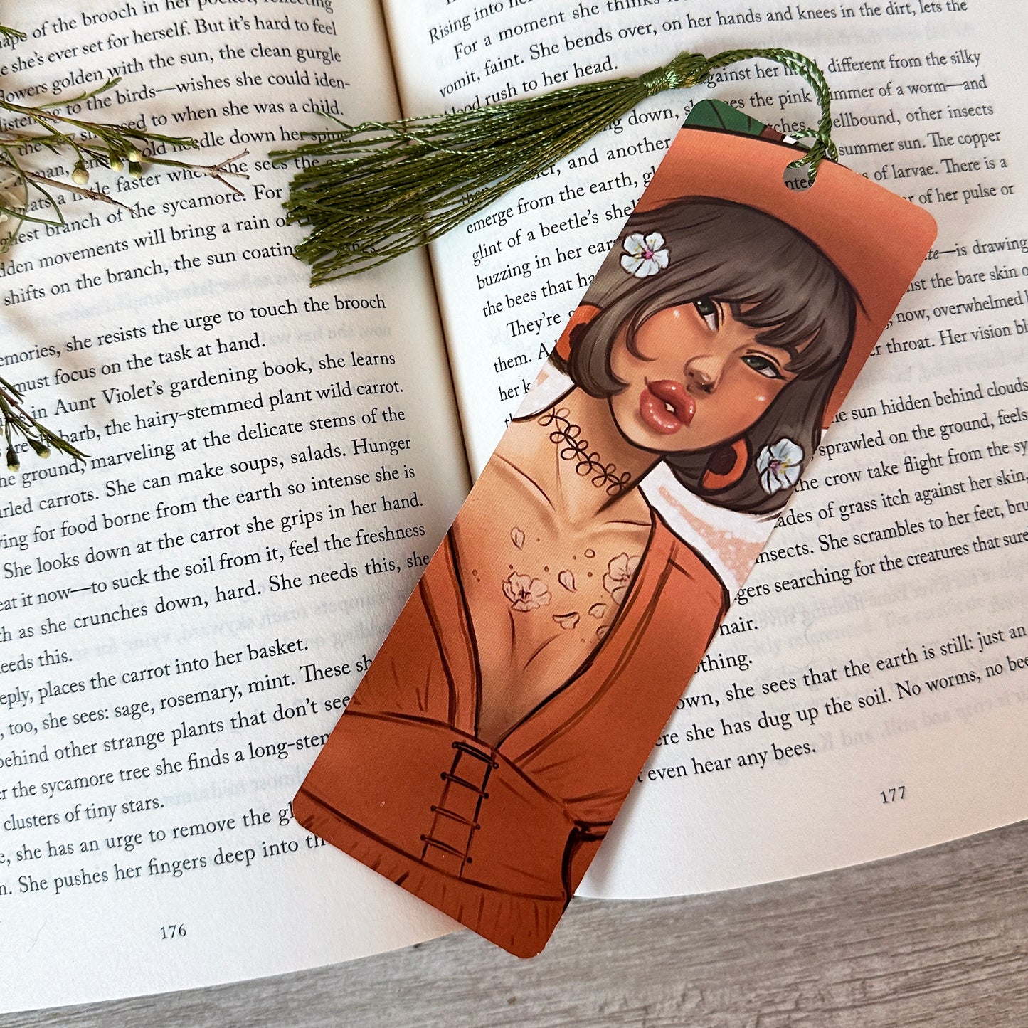 apricot witch bookmark