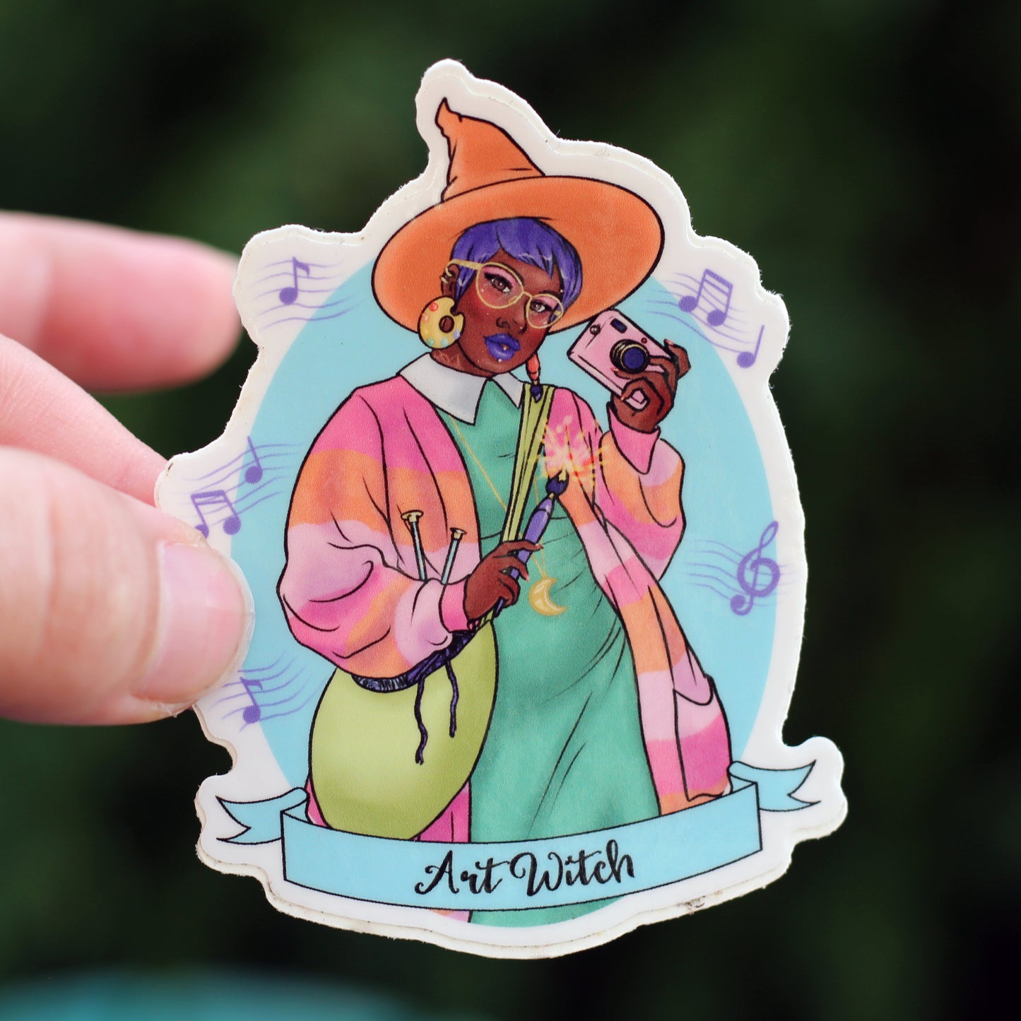 Art Witch vinyl sticker