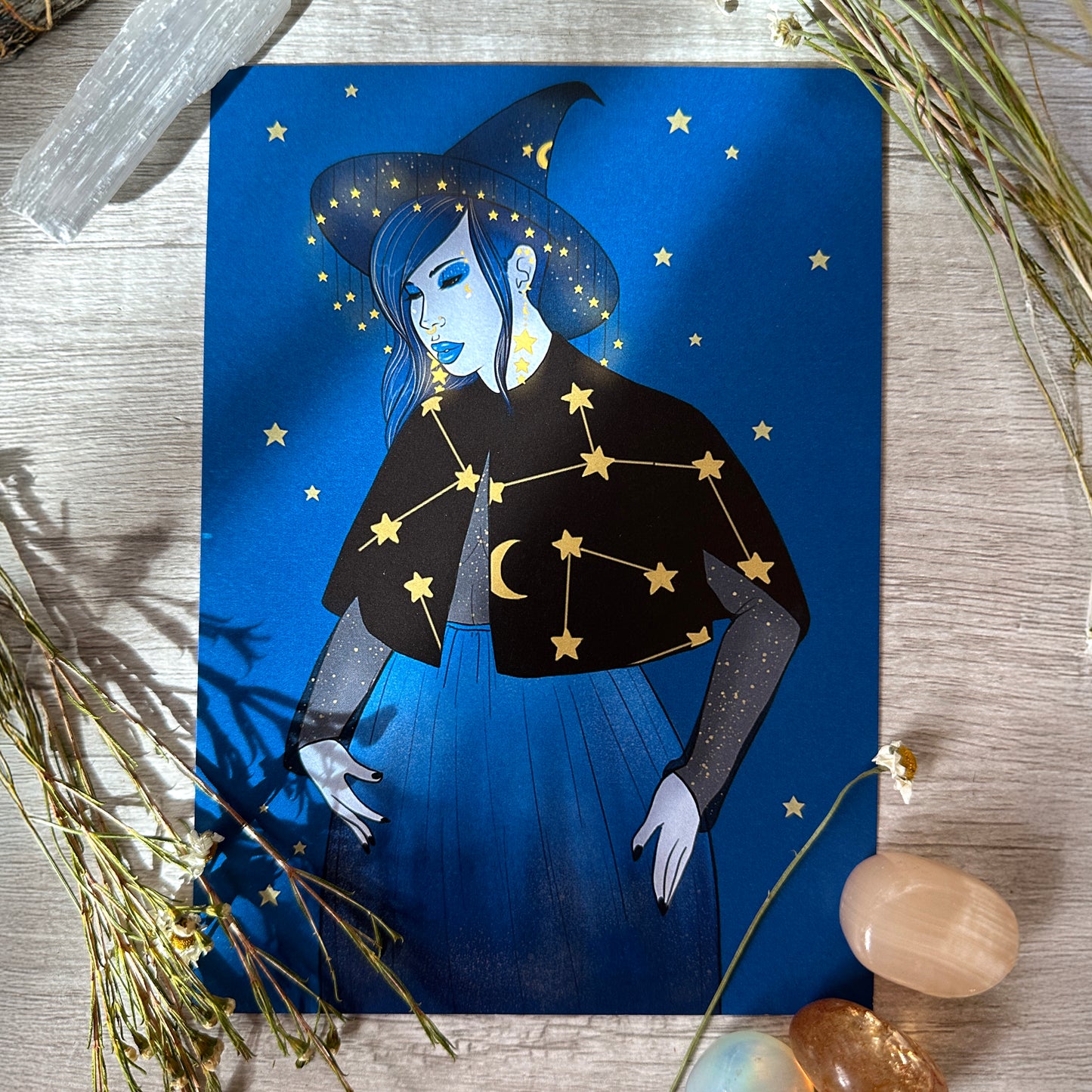 Astro Witch Art Print - 8x10" and 5x7"