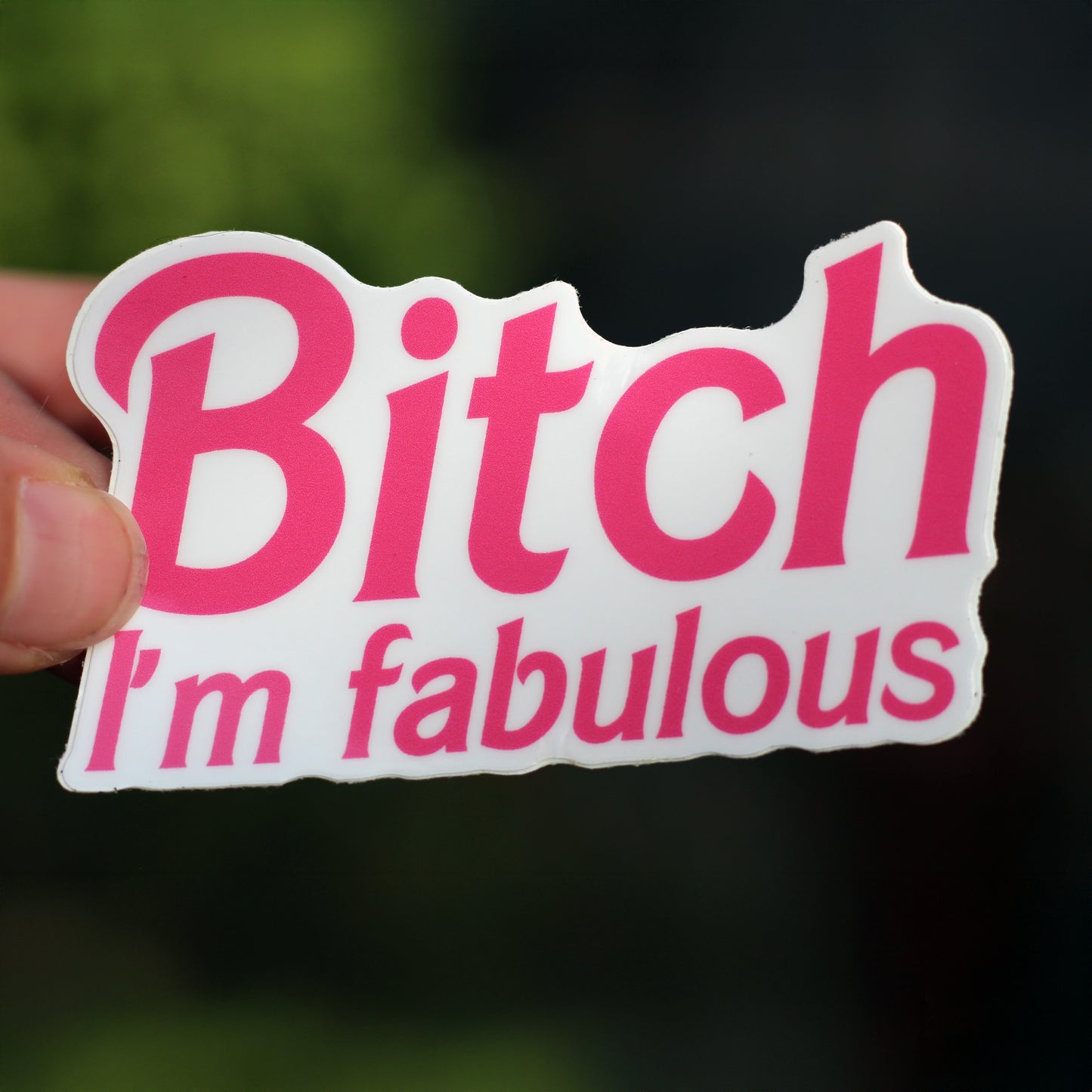 b*tch I'm fabulous vinyl sticker