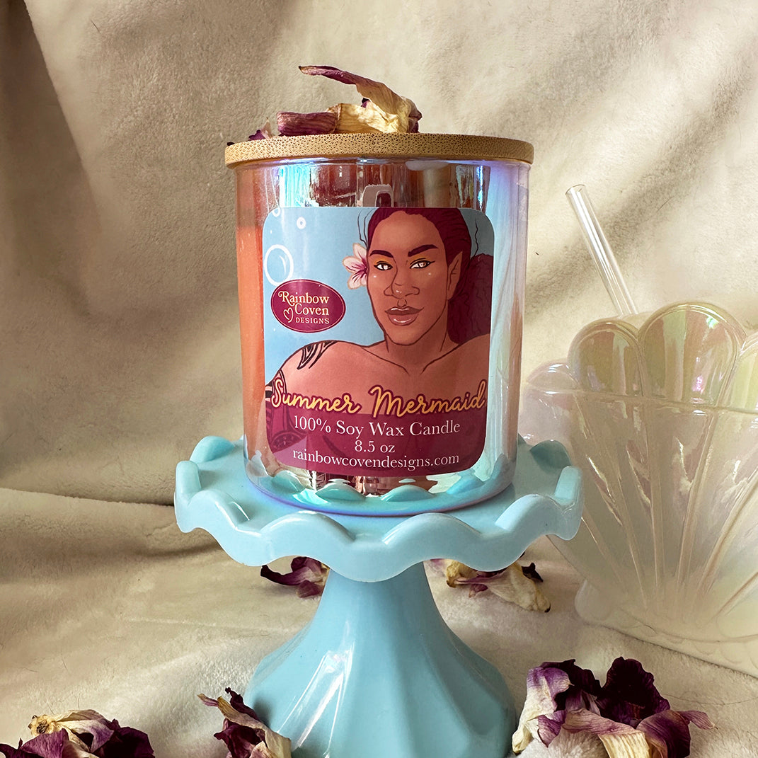 Summer Mermaid Soy Wax Candle