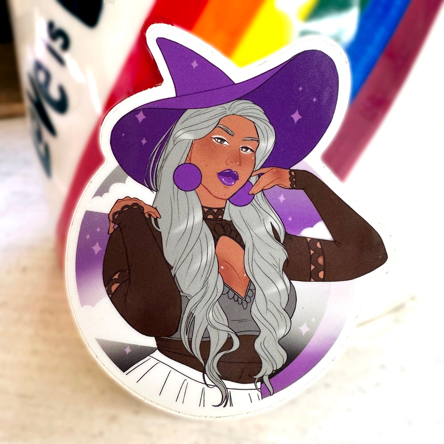demisexual pride vinyl sticker