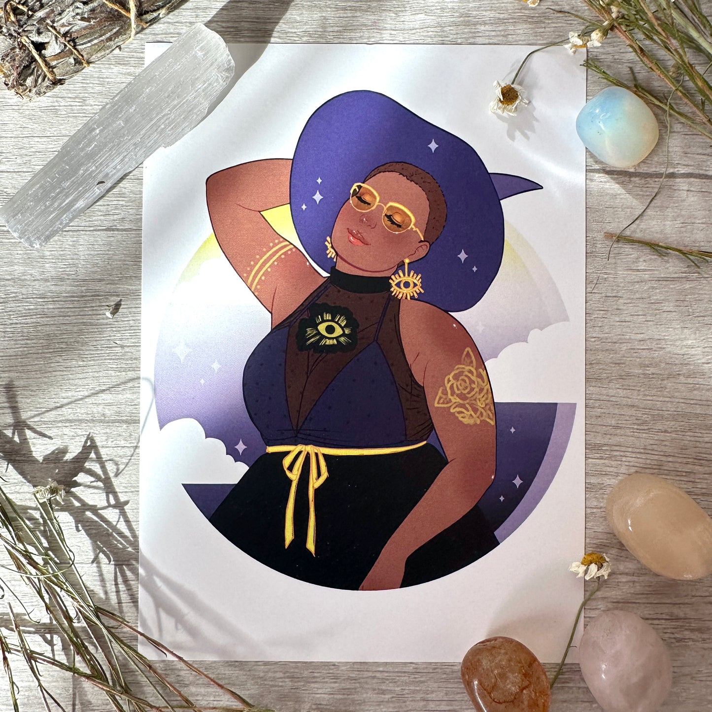 Nonbinary Pride Art Print - 8x10" and 5x7"