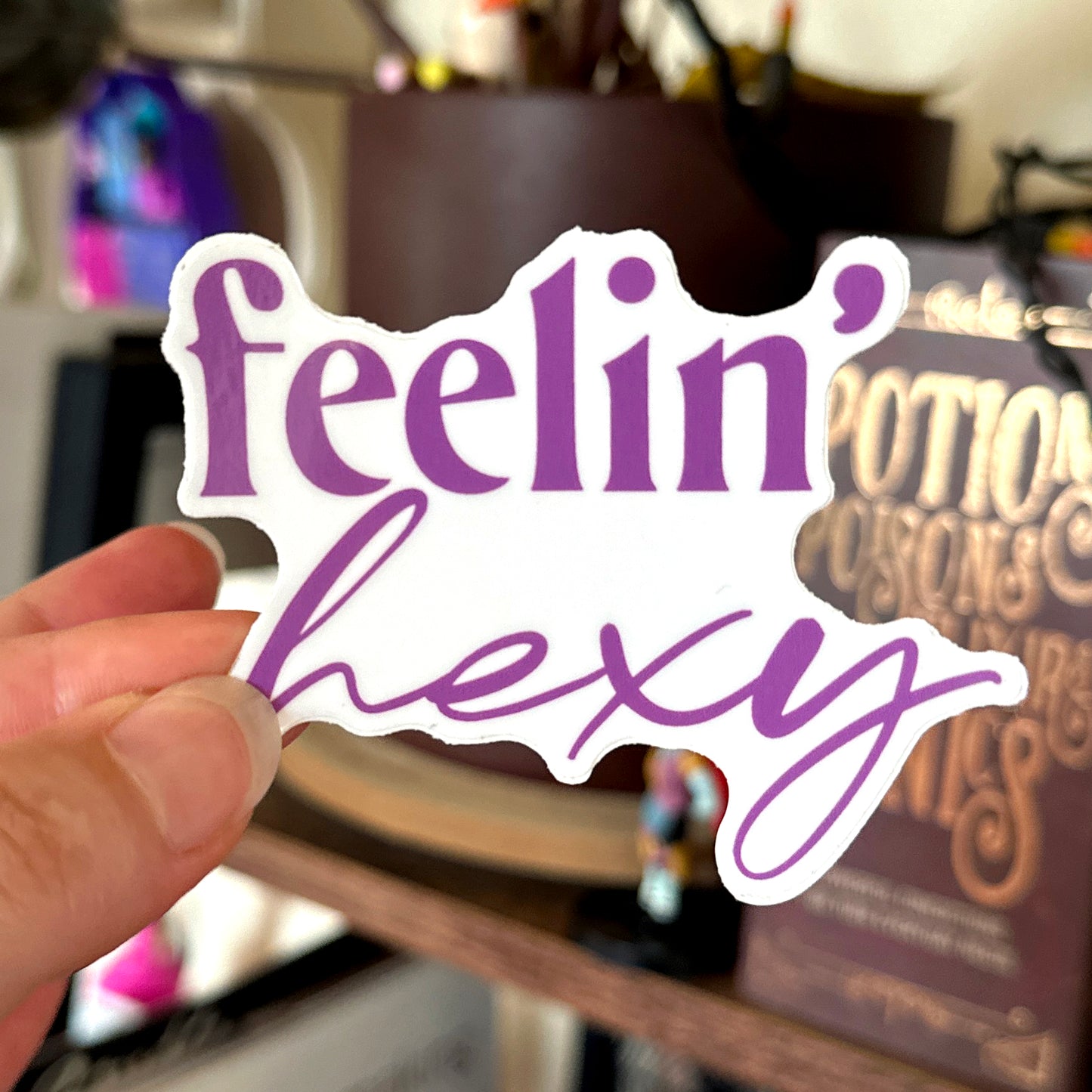 feelin' hexy vinyl sticker