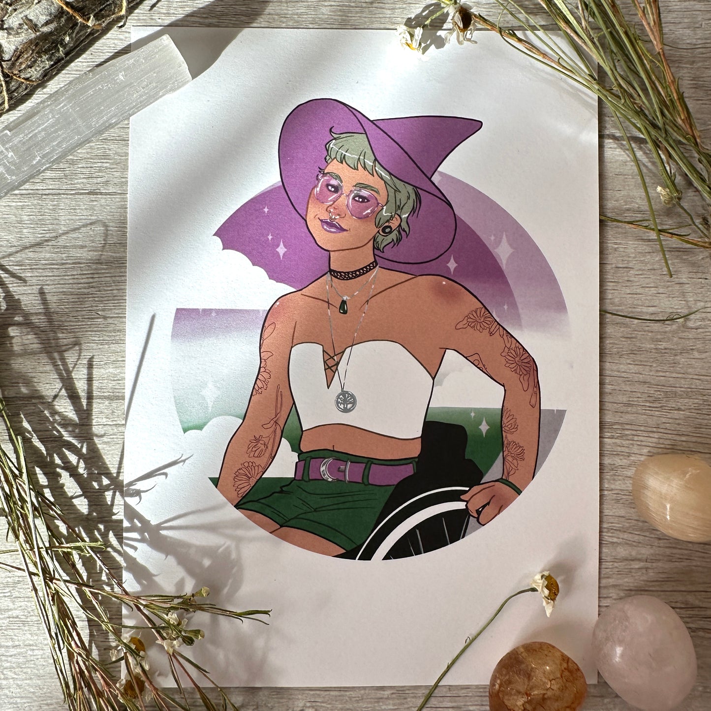 Genderqueer Pride Art Print - 8x10" and 5x7"