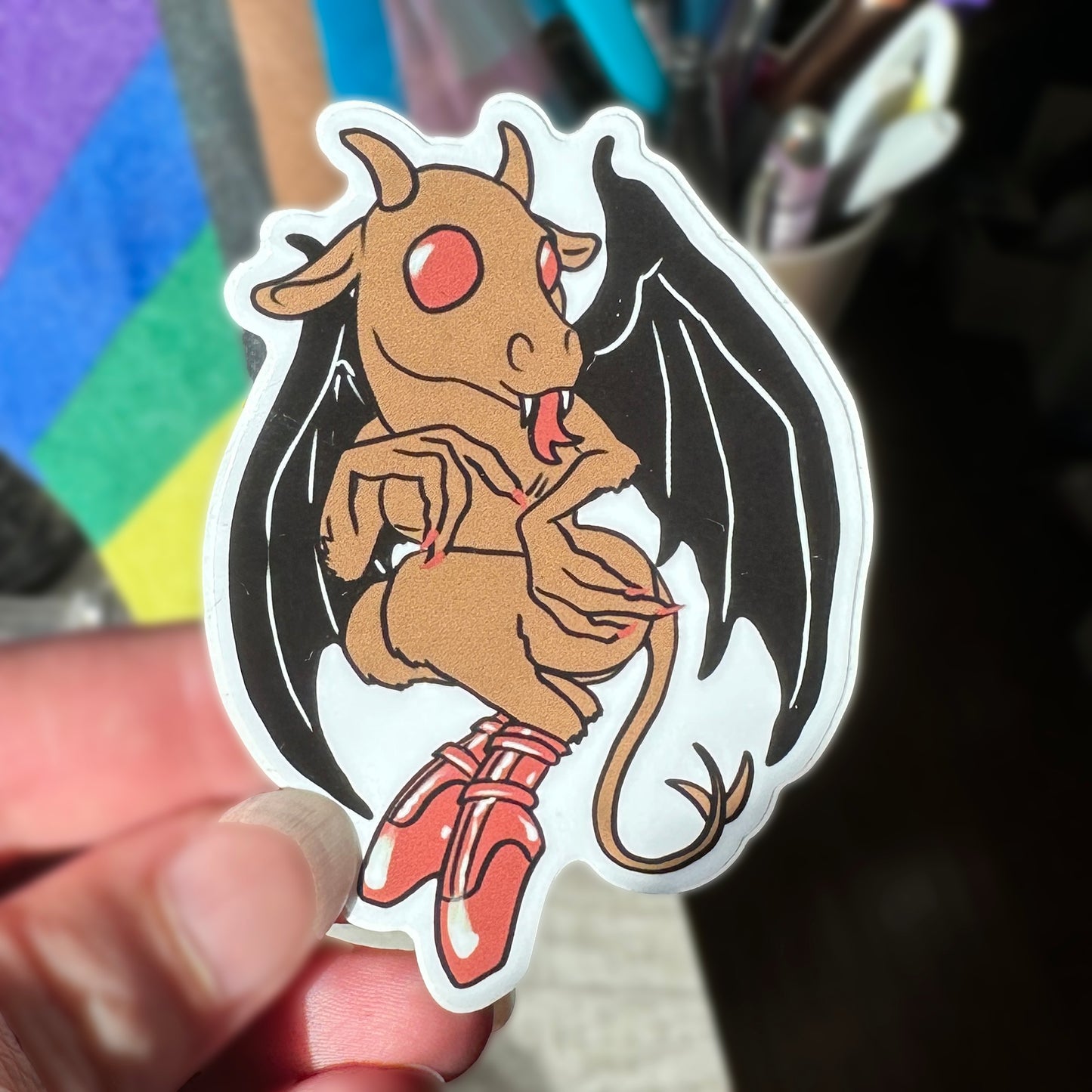 sexy Jersey Devil vinyl sticker