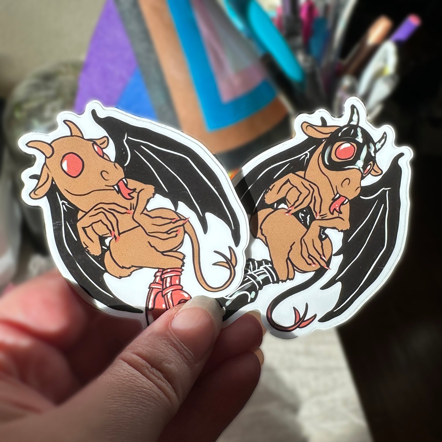 sexy Jersey Devil vinyl sticker