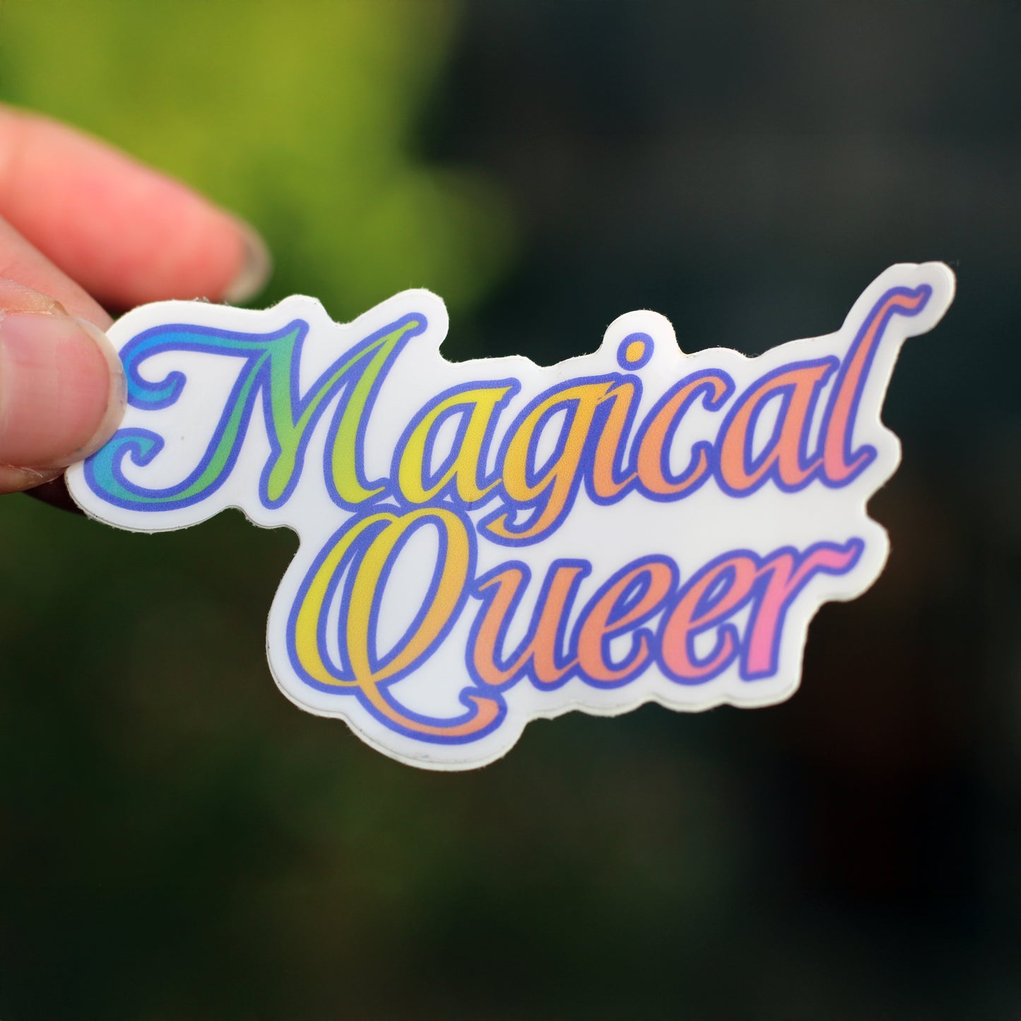 magical queer vinyl sticker