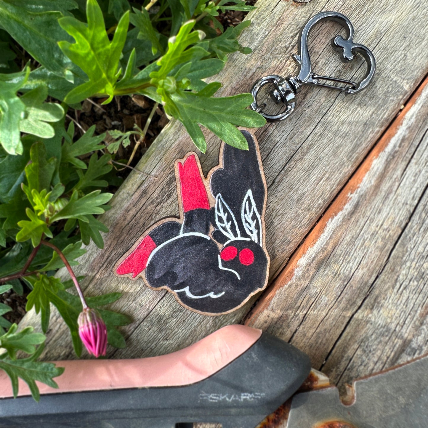 sexy Mothman keychain