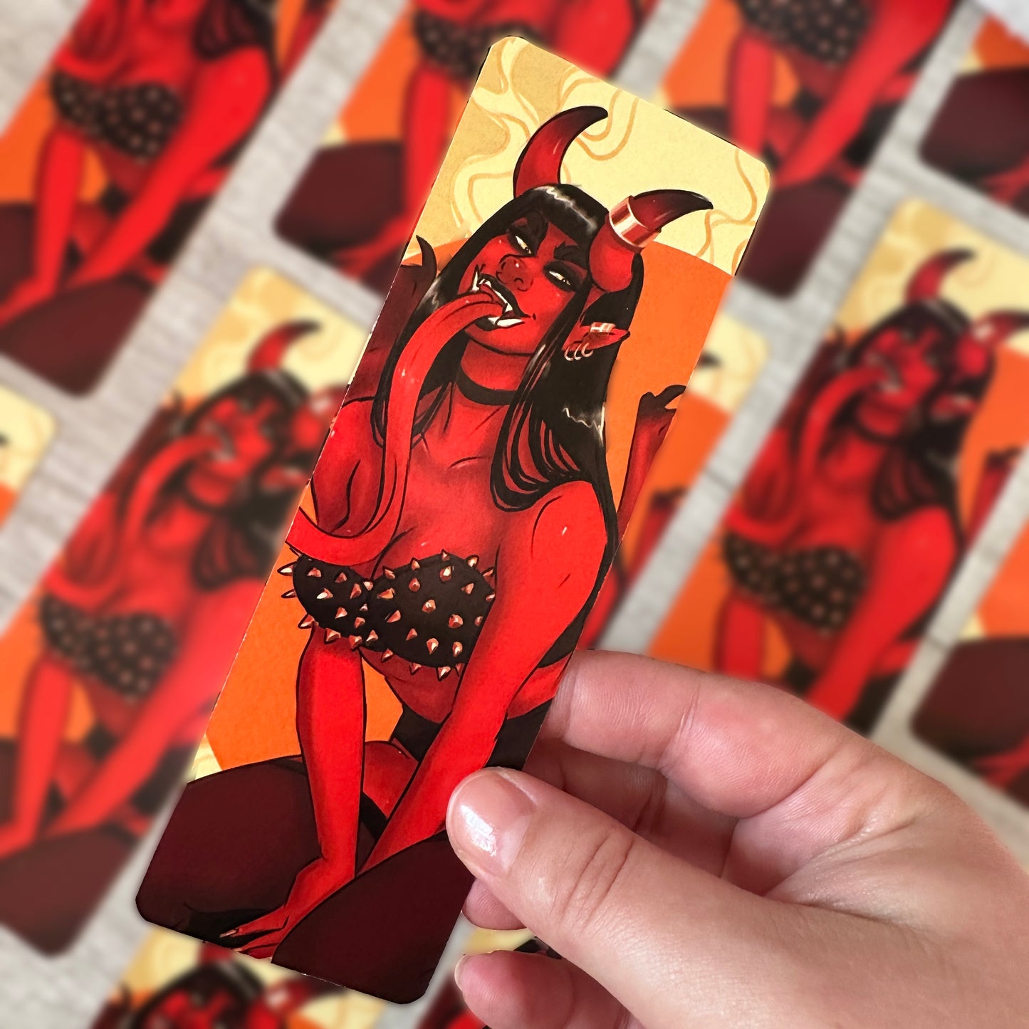 oni pin-up bookmark