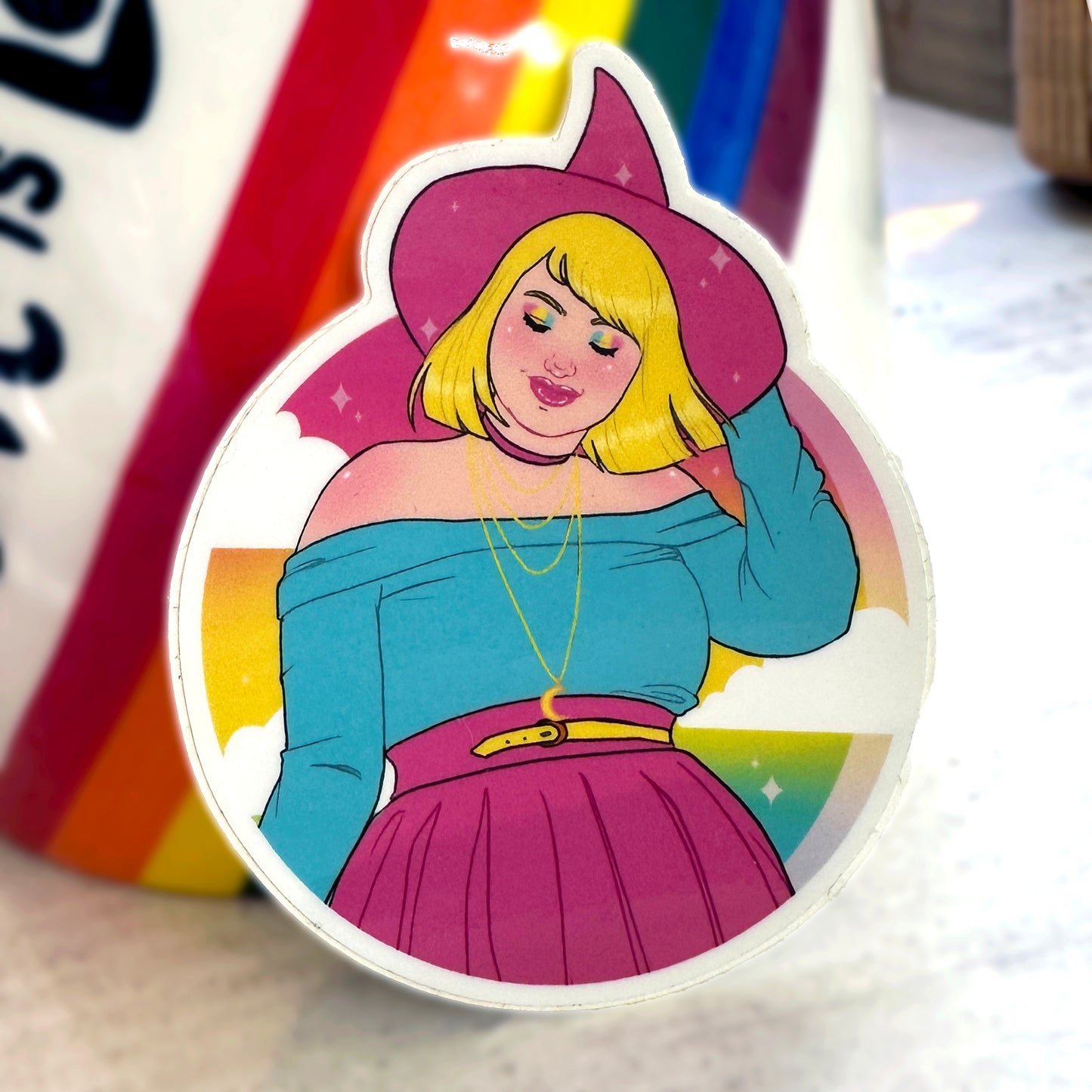 pansexual pride vinyl sticker