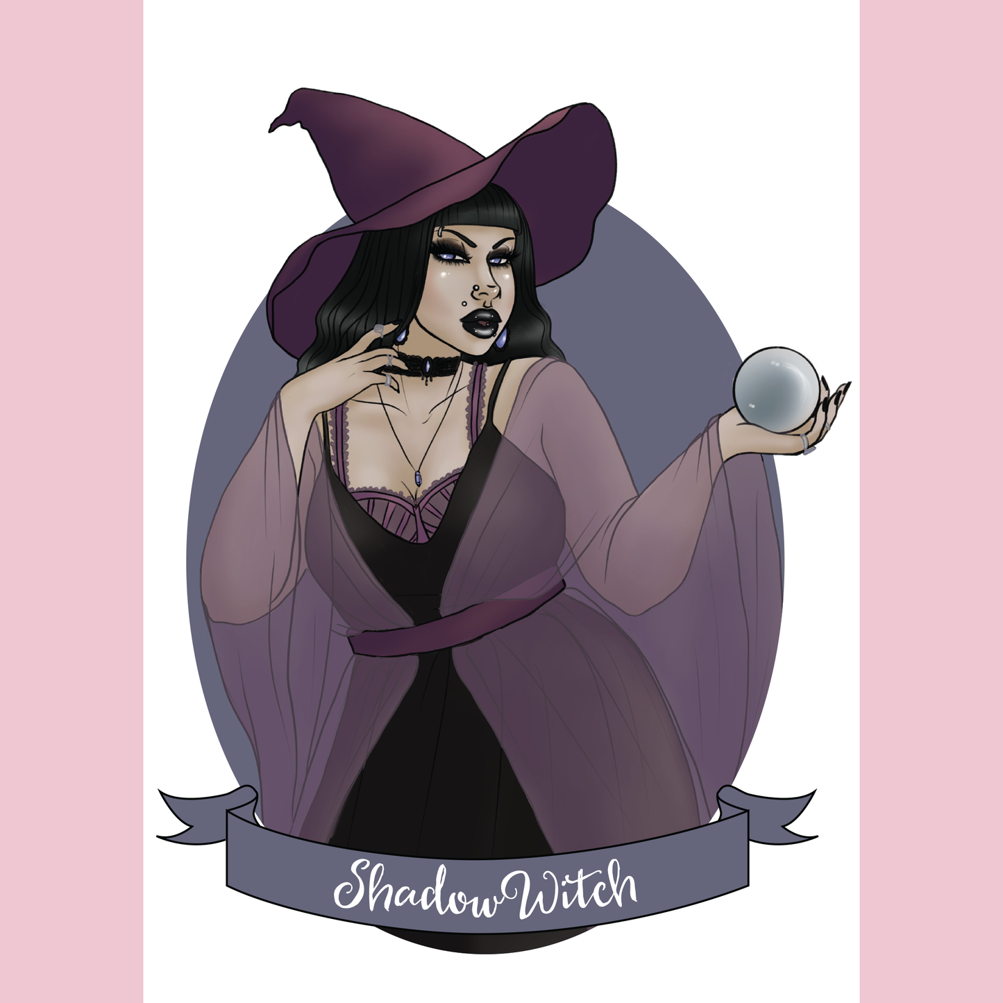 Shadow Witch Art Print - 8x10" and 5x7"