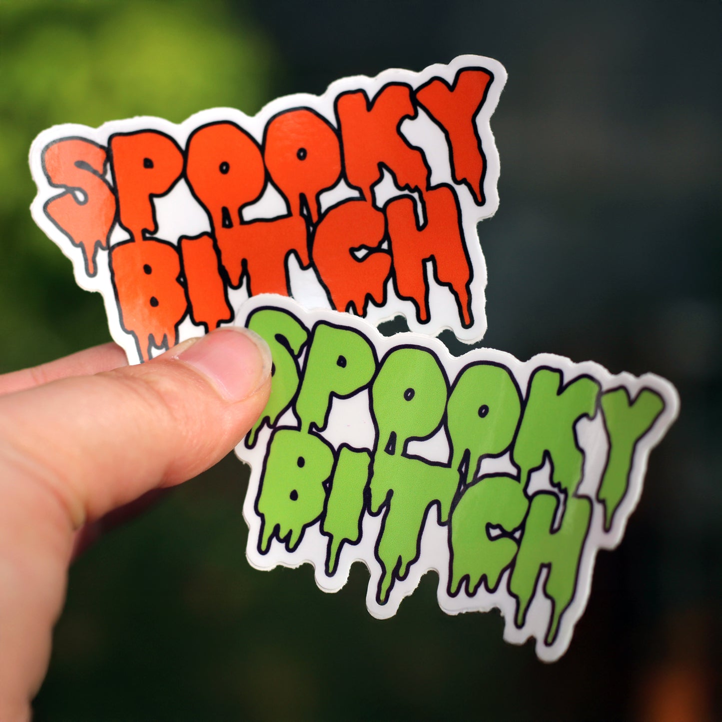 spooky bitch vinyl sticker