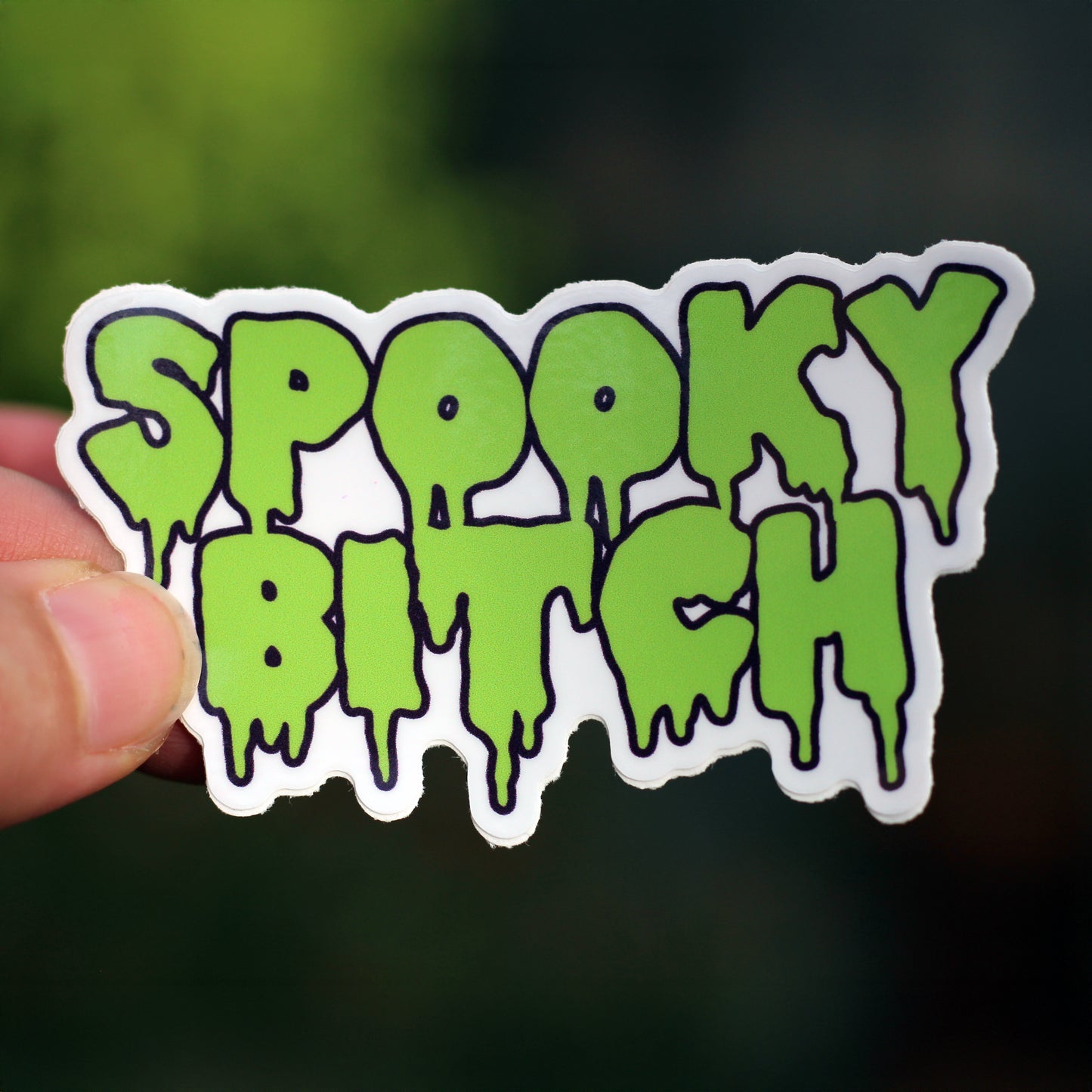 spooky bitch vinyl sticker