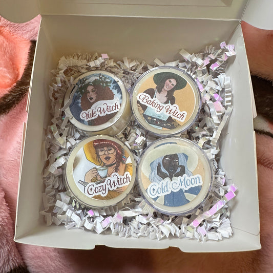 Winter Witch Tealight Candle Sampler Box