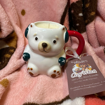 Winter Witch Holiday Mug Candles