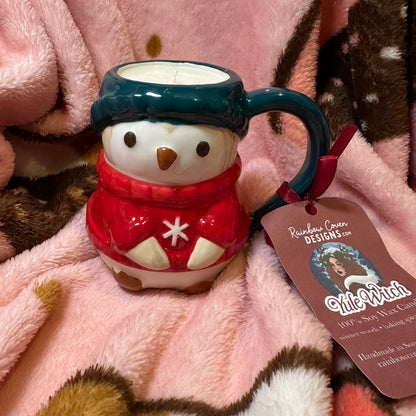 Winter Witch Holiday Mug Candles