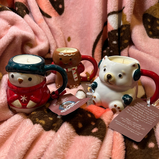 Winter Witch Holiday Mug Candles