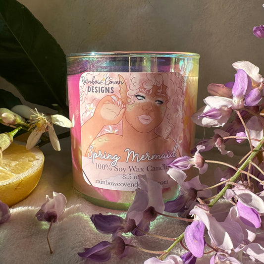 Spring Mermaid Soy Wax Candle