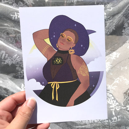 Nonbinary Pride Art Print - 8x10" and 5x7"
