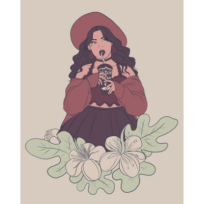 Fig Witch Art Print - 8x10" and 5x7"