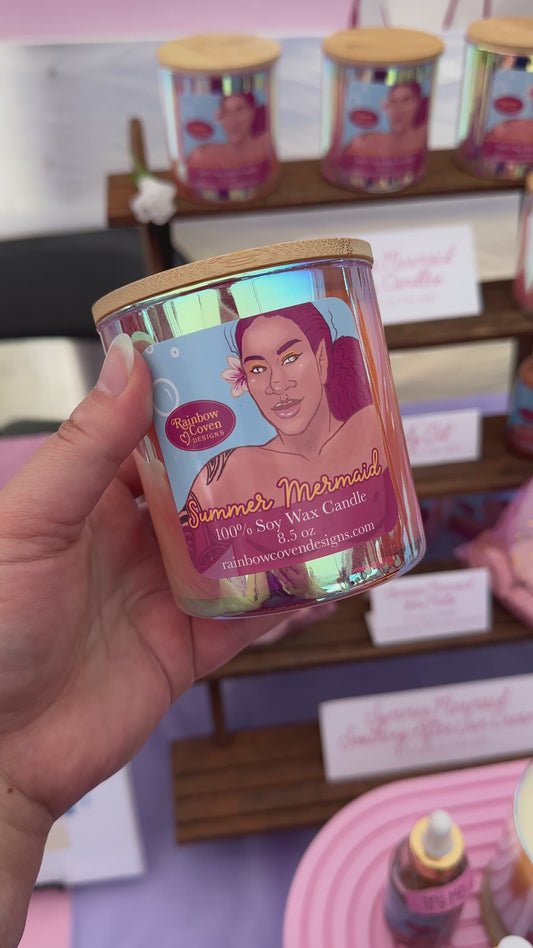 Summer Mermaid Soy Wax Candle