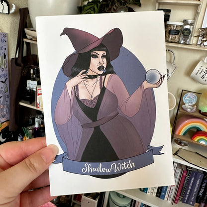 Shadow Witch Art Print - 8x10" and 5x7"